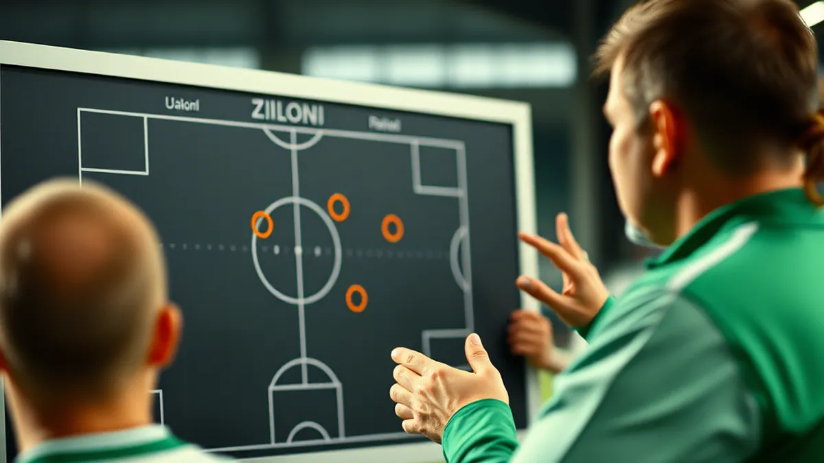 Zieloni in Action: Preparations for the Match against Znicz Pruszków