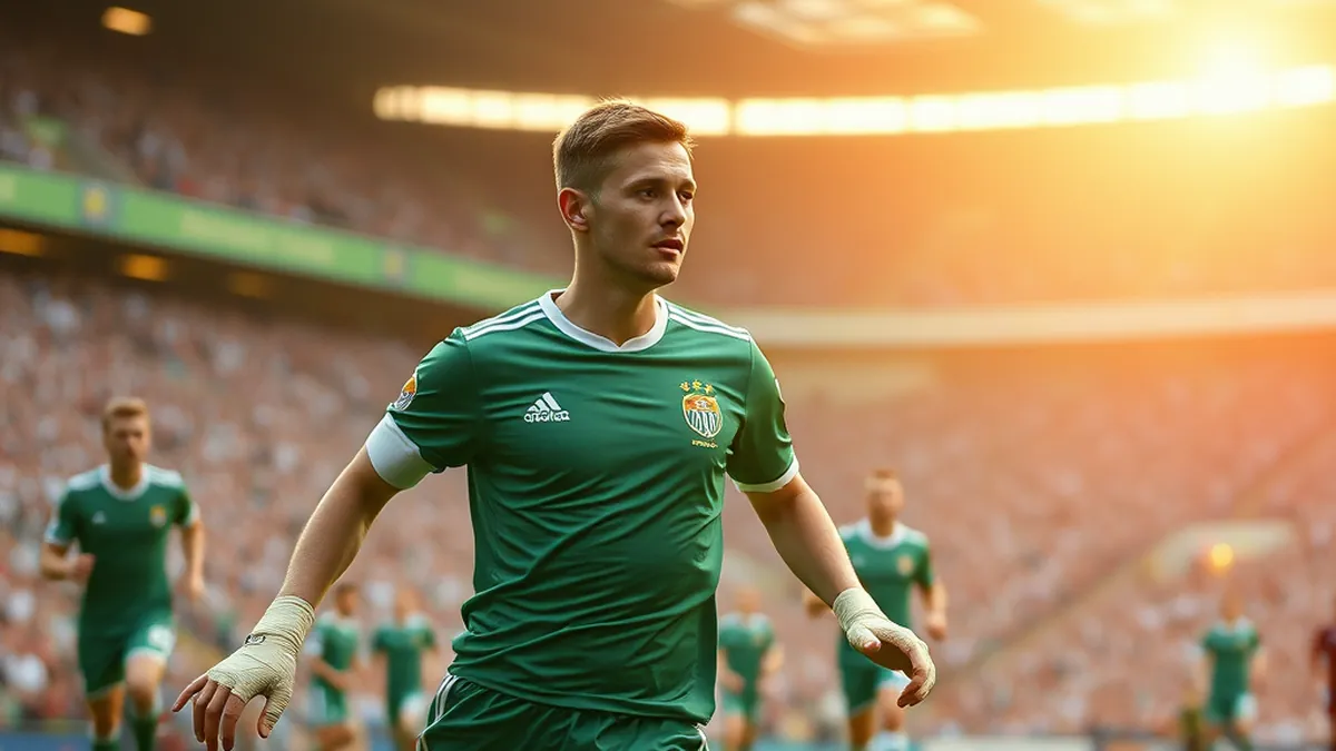 M. Jerke in form - key goalkeeper for Radomiak Radom